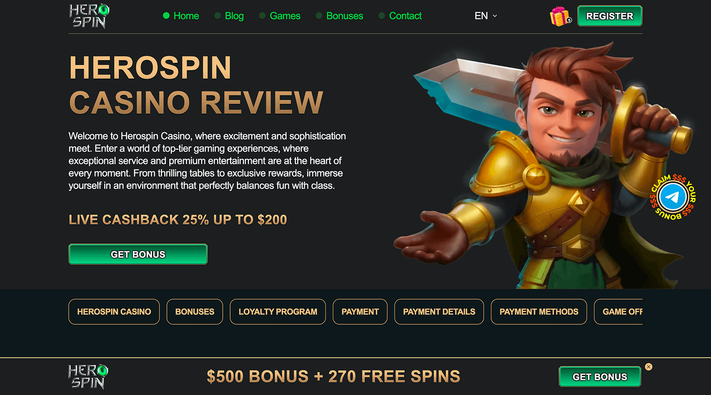 Herospin casino